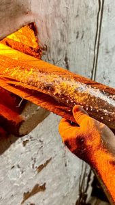 Queima de Sal a gás