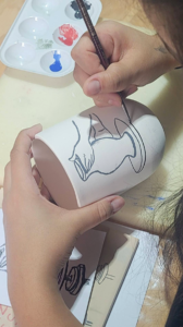 Workshop de Desenho de Linha na cerâmica